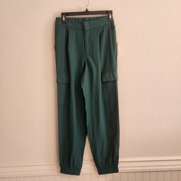 A New Day Women's Size 4 Teal Cargo Joggers NWT‎ - Picture 1 of 6